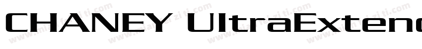 CHANEY UItraExtended字体转换